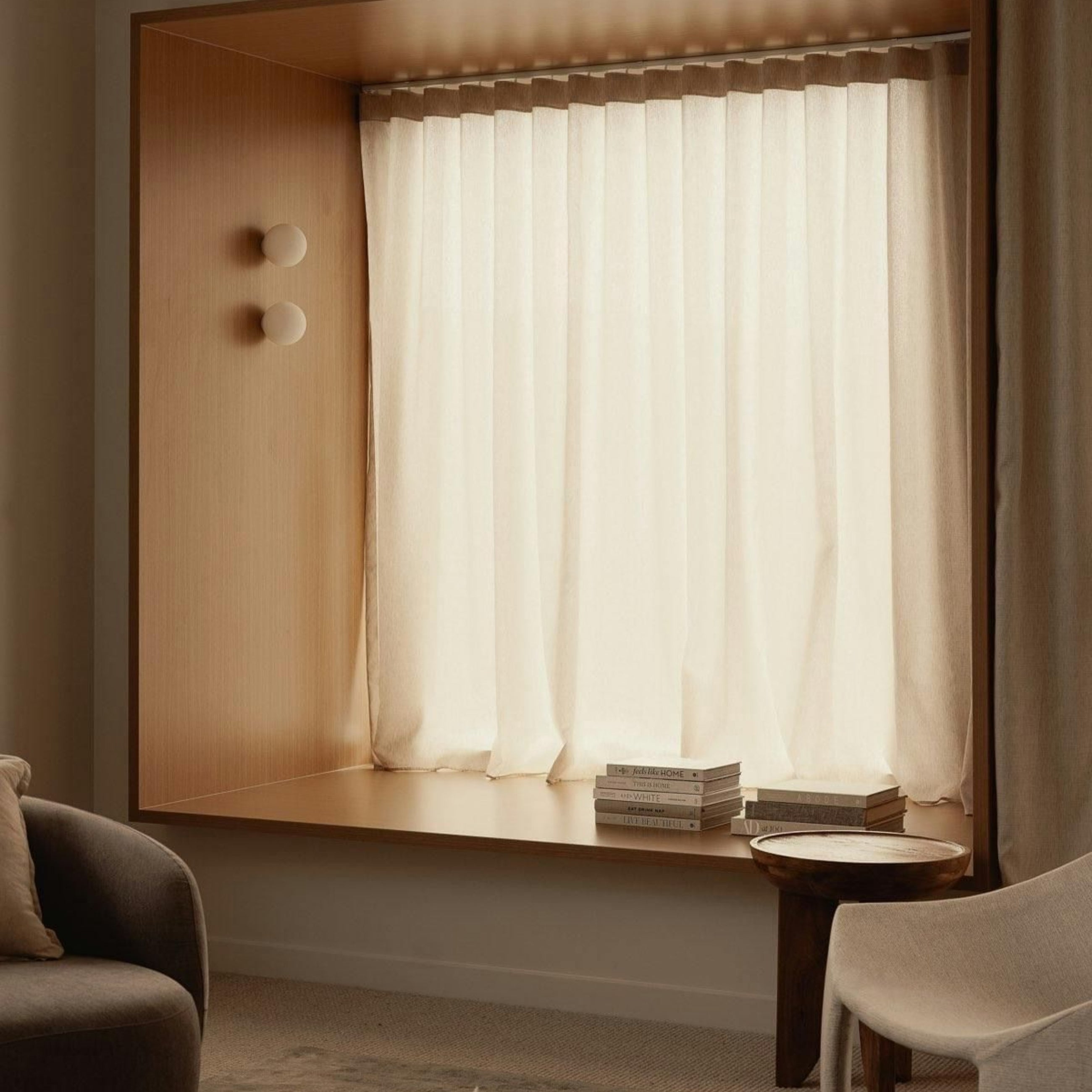 Ember Orb Wall Light Opal Glass IP44