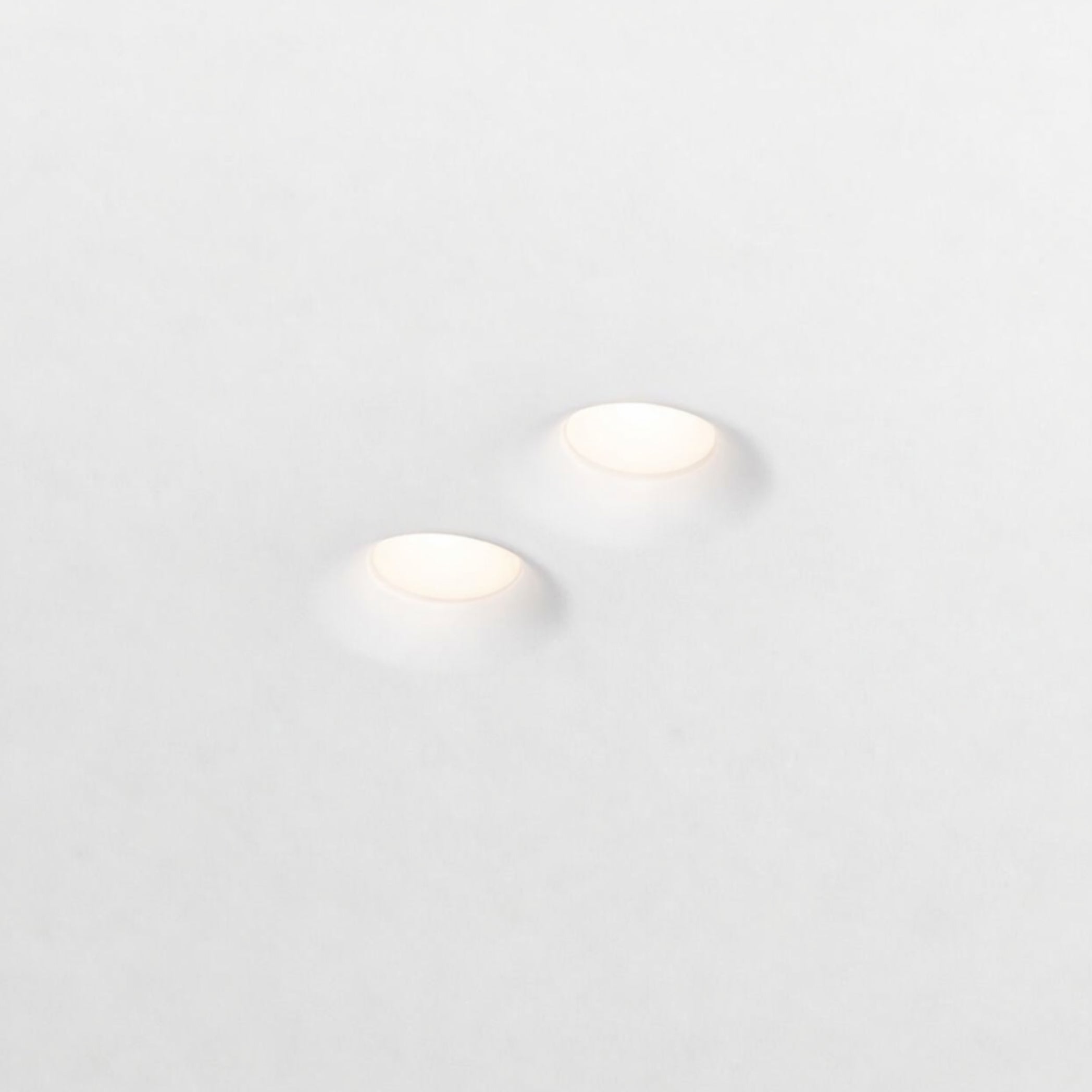 Nura Soop 3D Complete Trimless Plaster Double Downlight IP20 White