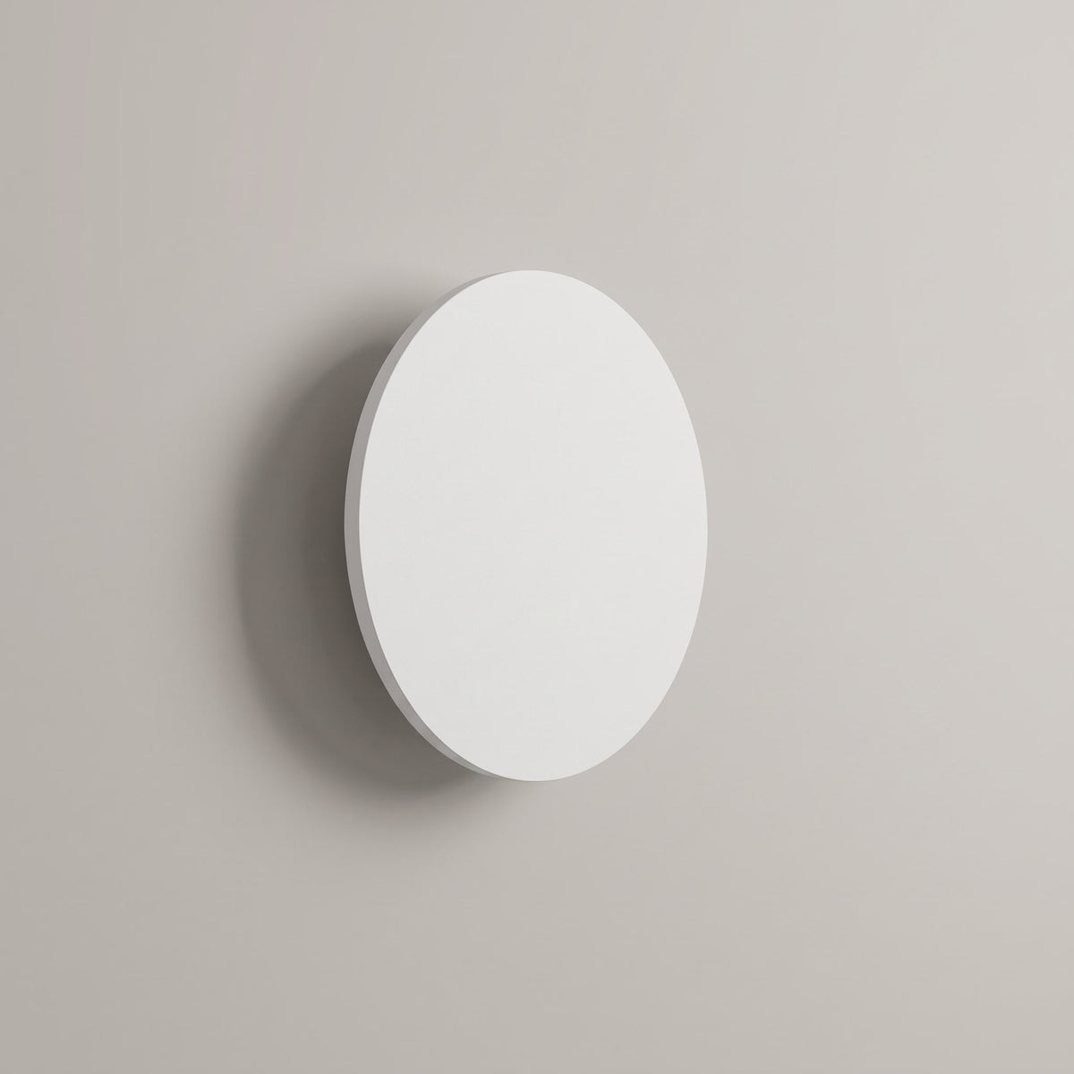 Selene White Plaster Halo Wall Light