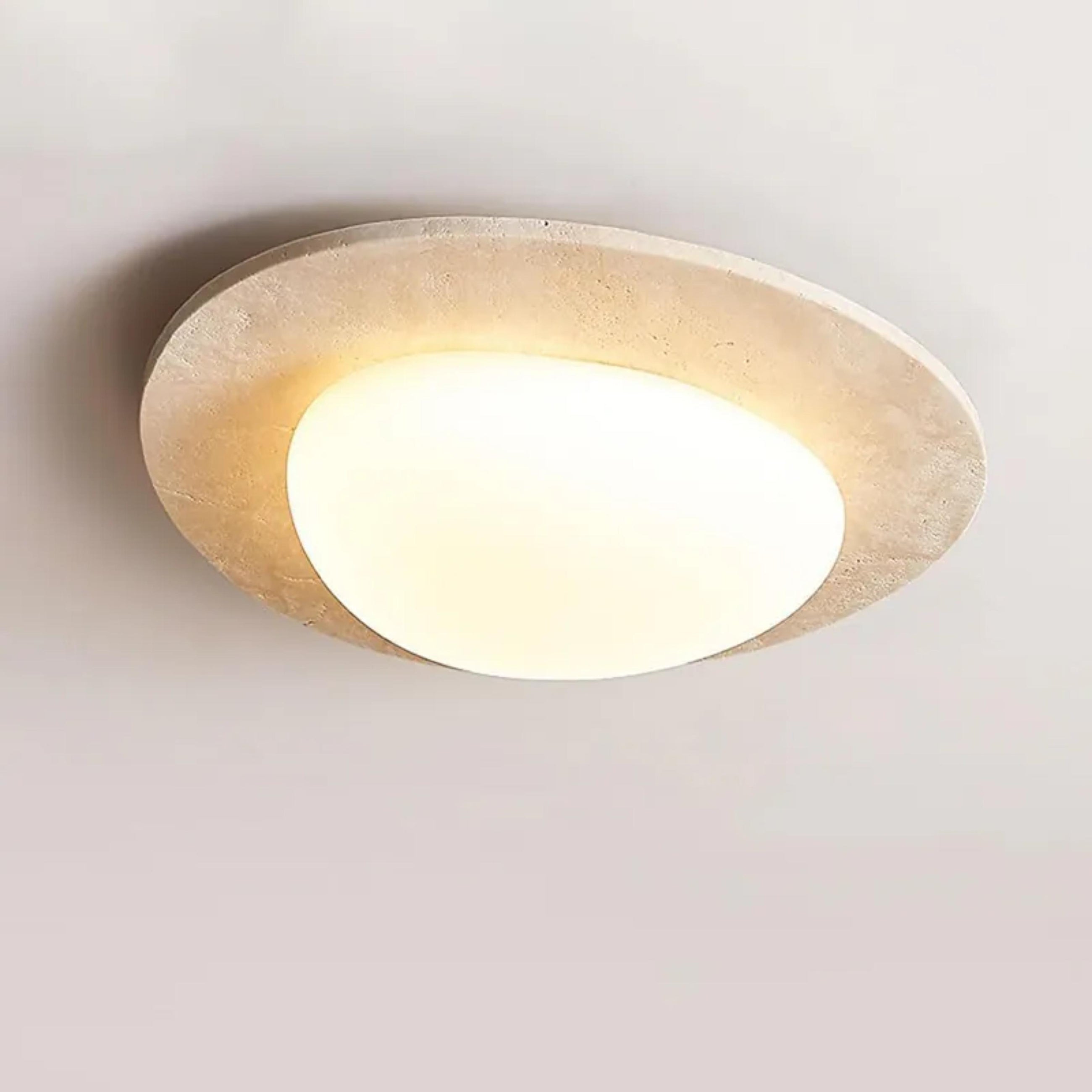 Thalos Travertine Oyster Light