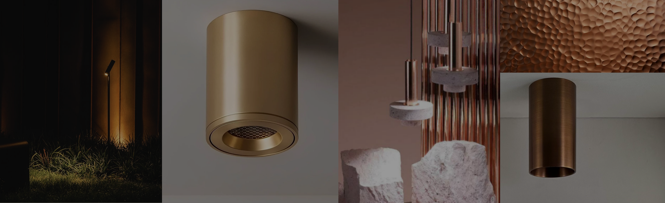 Brass and copper lighting collection at ORE Lighting
