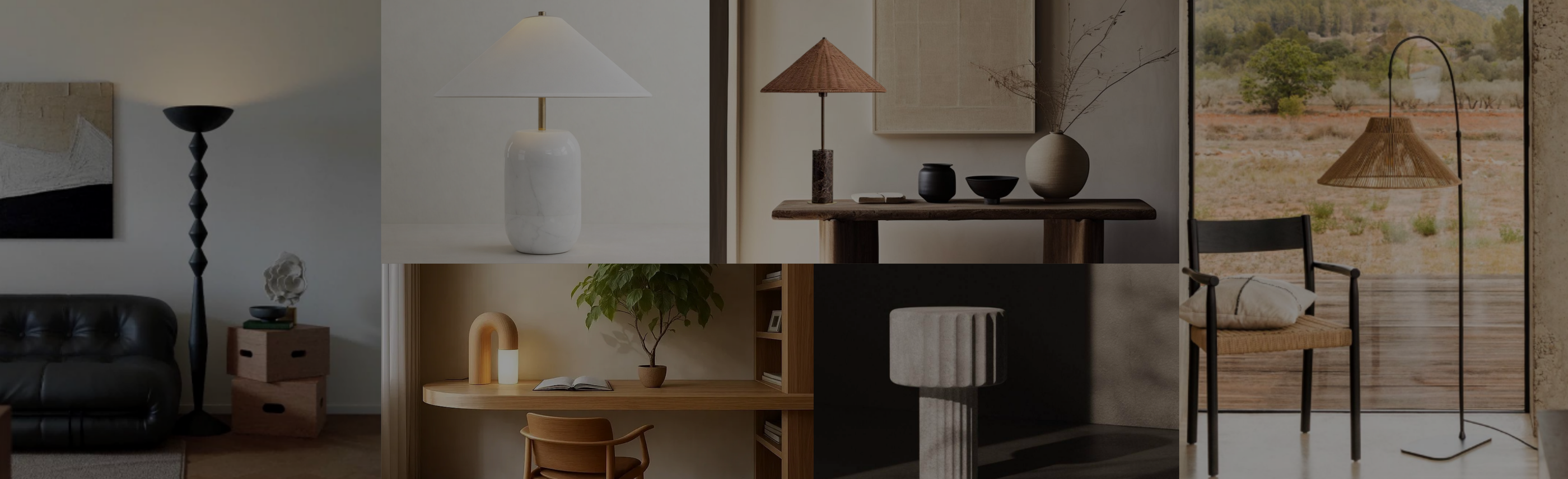 Designer table lamps collection at ORE Lighting