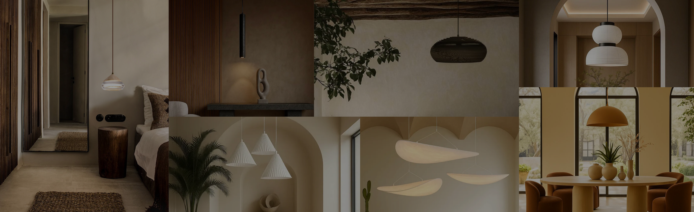 Curated designer pendant lights collection at ORE Lighting
