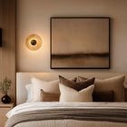 Aska Natural Stone & Wood Wall Sconce