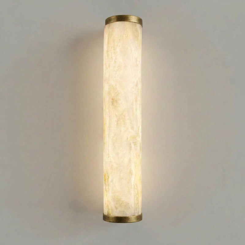 Alba Kari Ice Jade Indoor Wall Light Brass