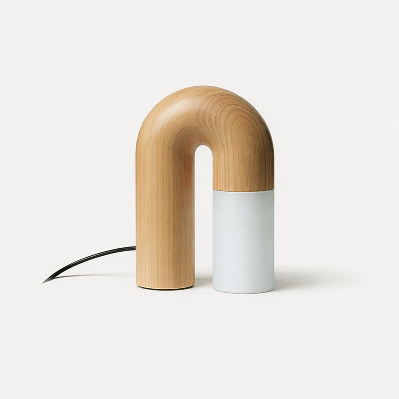 Arch Wood Touch Table Lamp