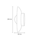 Aska Grain Natural Stone Wall Sconce ASK.25110.NT_Dimension