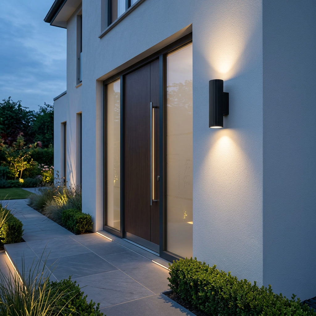 Aurora Concrete Outdoor Up/Down Wall Light