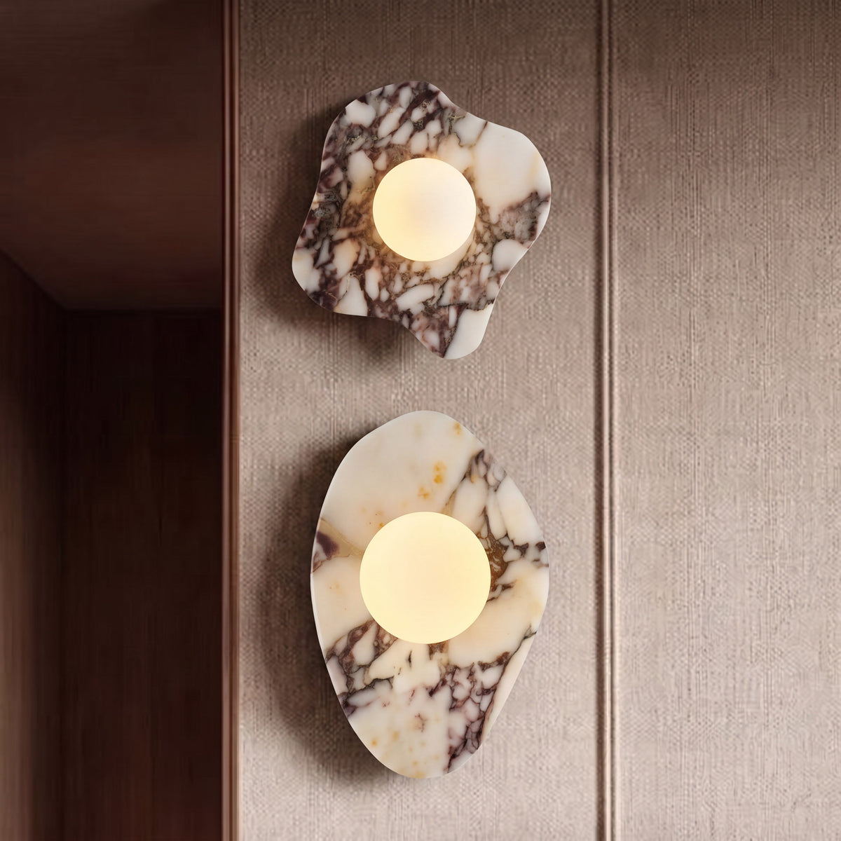 Alora Bulgari Marble Wall Sconce