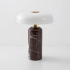 Avra Aubergine Marble Touch Table Lamp