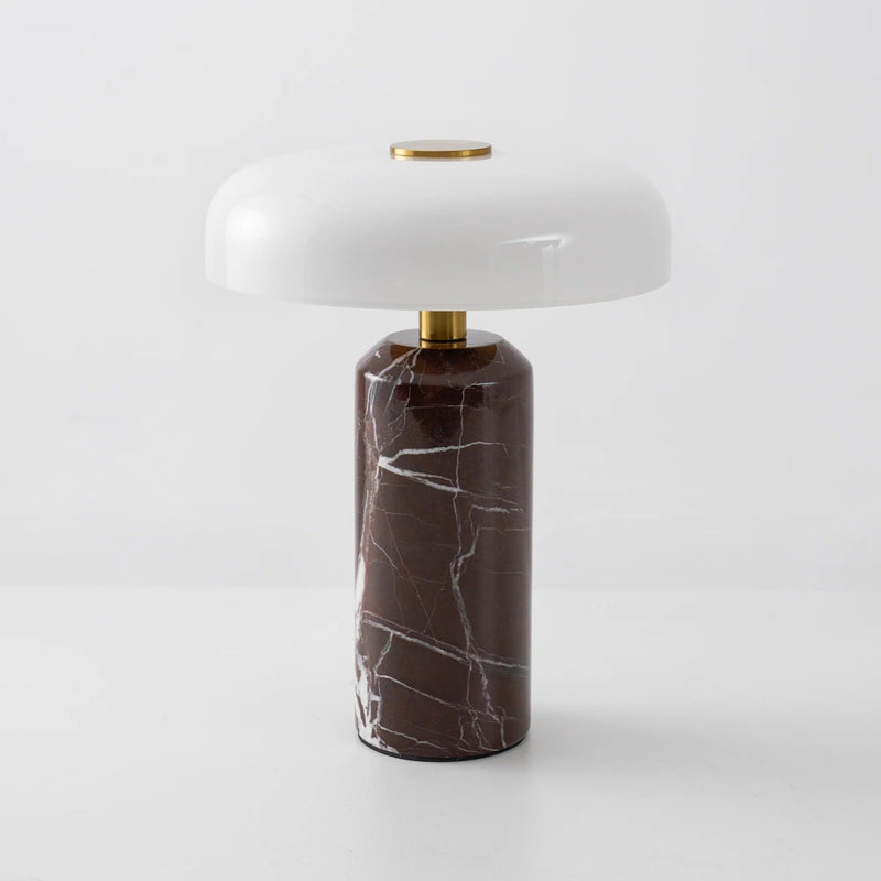 Avra Aubergine Marble Touch Table Lamp
