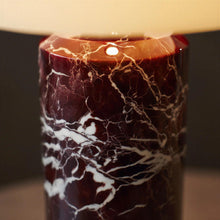 Avra Aubergine Marble Touch Table Lamp