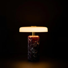 Avra Aubergine Marble Touch Table Lamp