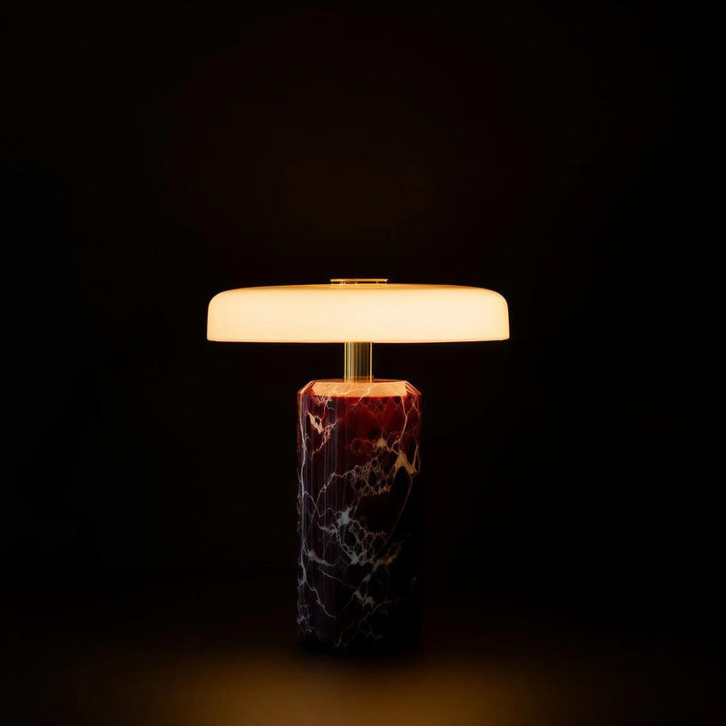 Avra Aubergine Marble Touch Table Lamp