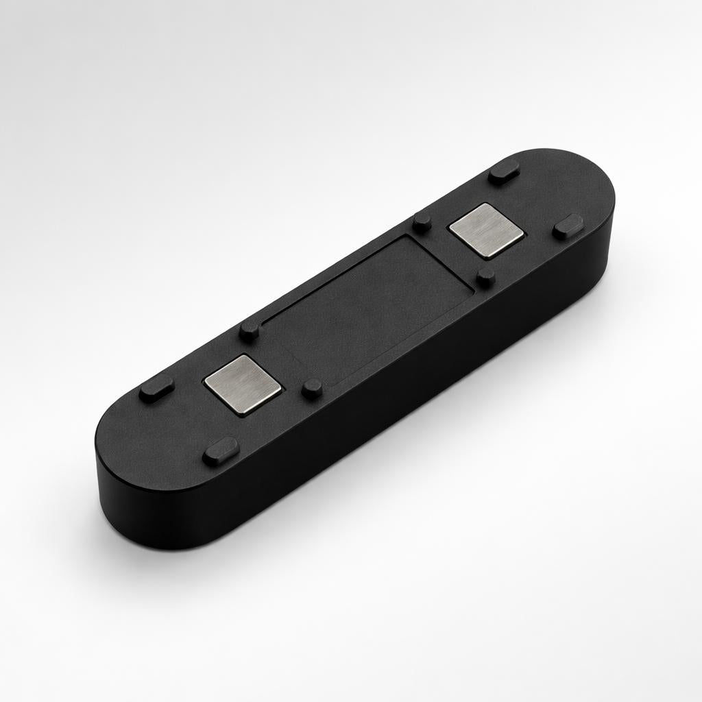 Axis Curved Magnetic Track Diffused Linear Light