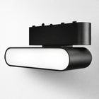 Axis Curved Magnetic Track Diffused Linear Adjustable Light