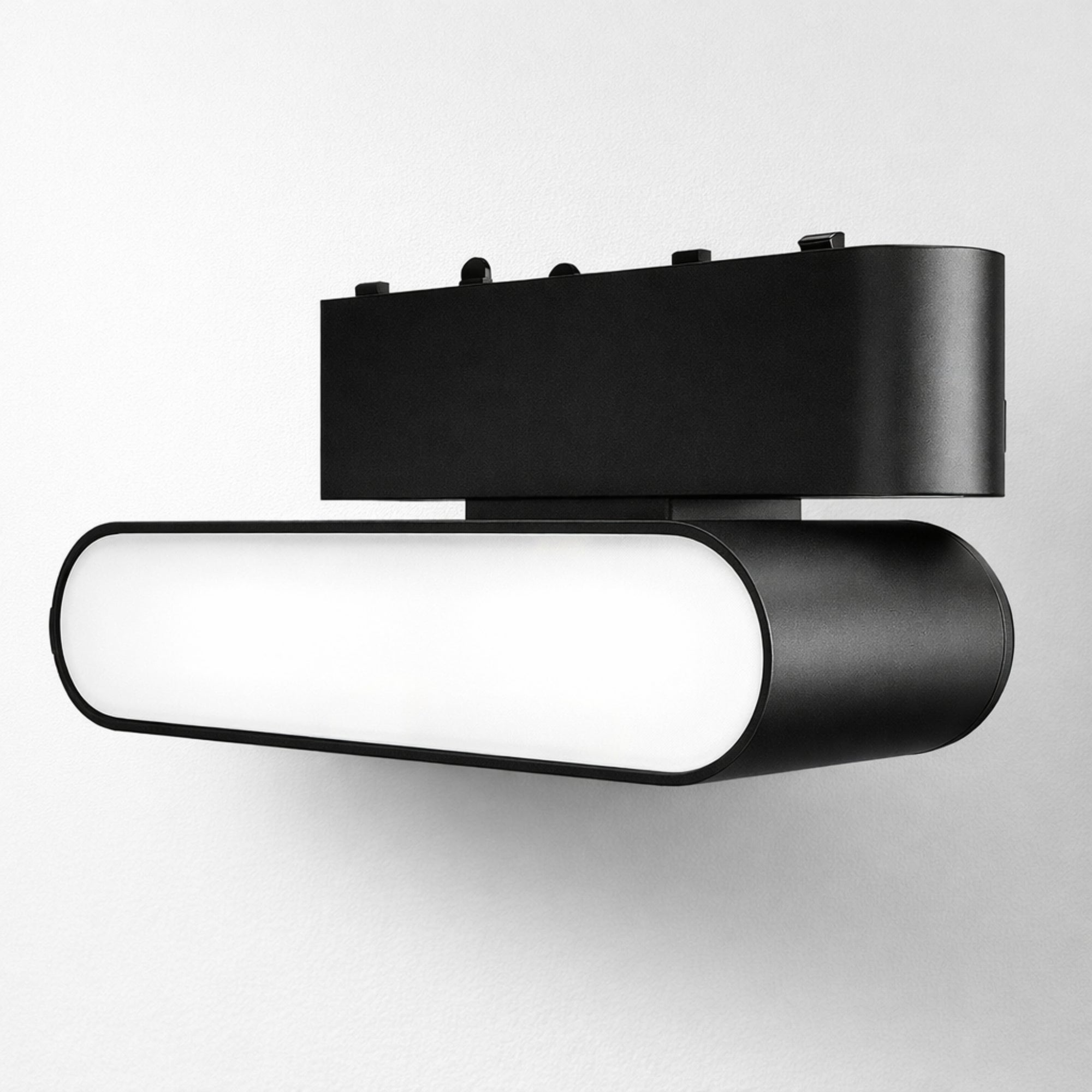 Axis Curved Magnetic Track Diffused Linear Adjustable Light