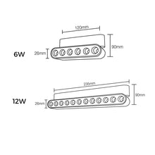 Axis Curved Magnetic Track Optical Linear Adjustable Light