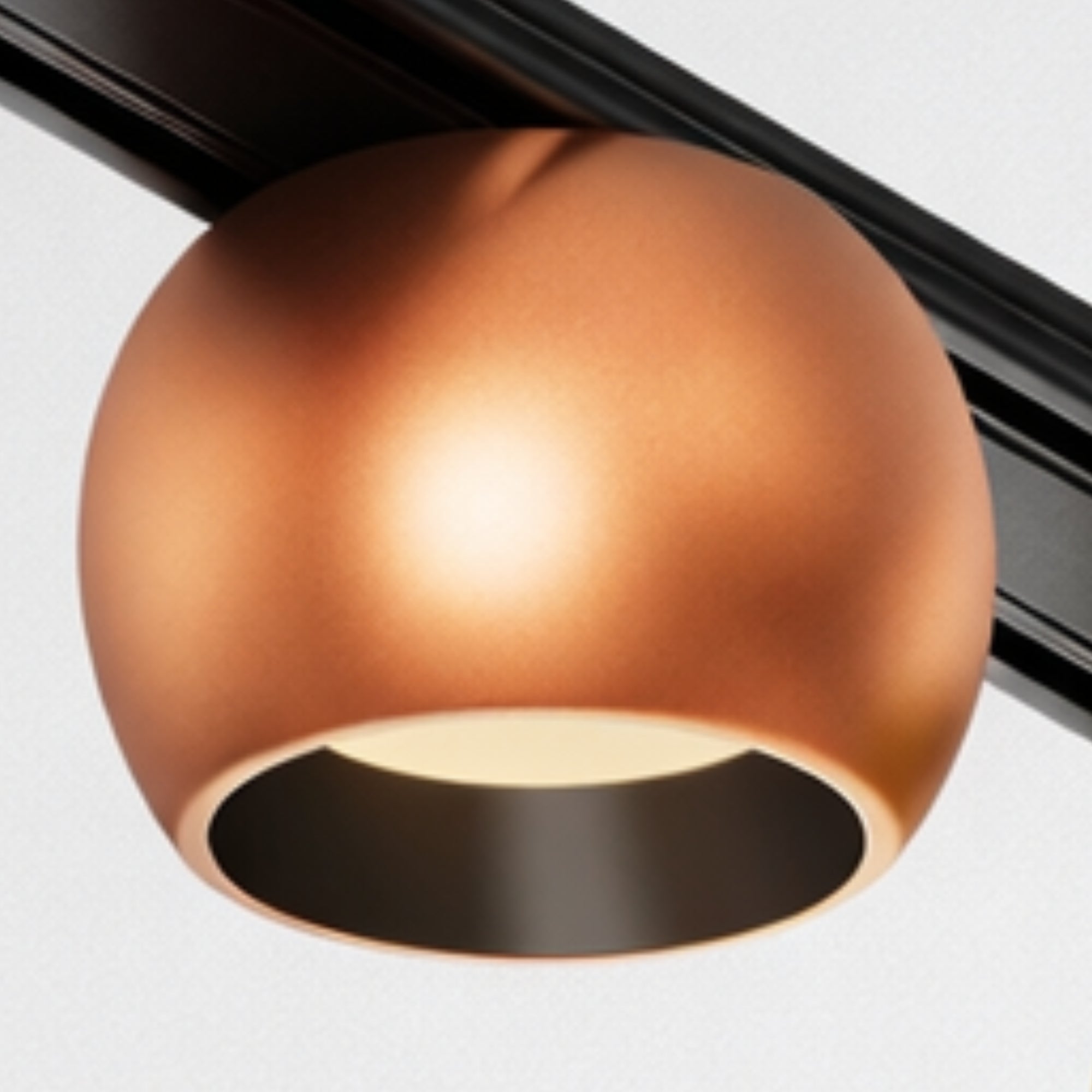 Axis Curved Magnetic Track Sphere Spotlight