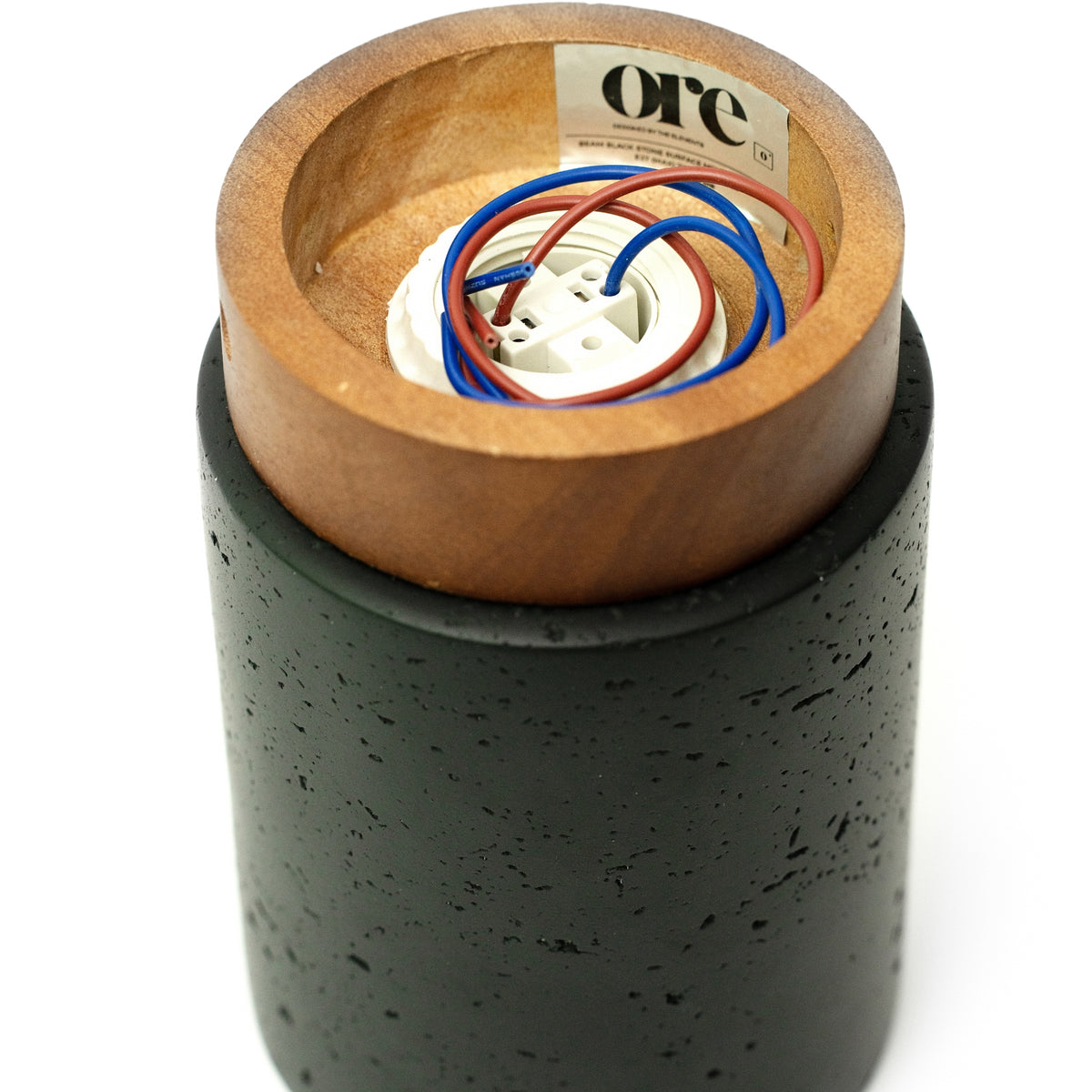 Ore Lighting LED Downlight Black Stone Surface Mounted Beam | ORE | Ore Lighting