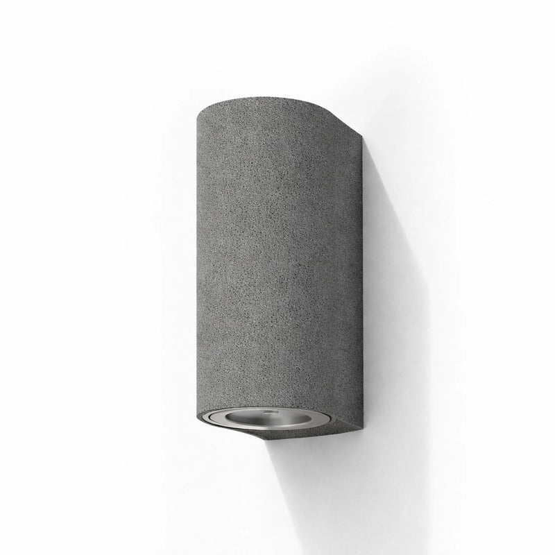 Shore Cement IP65 Up/Down Wall Light in Black