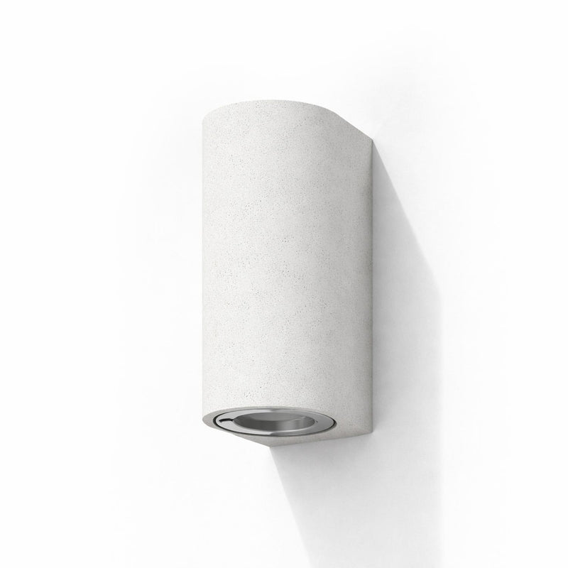 Blaze Sandstone Outdoor Up/Down Wall Light in White IP65