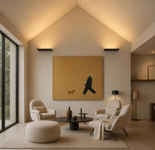 Cast Wall Washer Dimmable Small / Large in Sandy Black