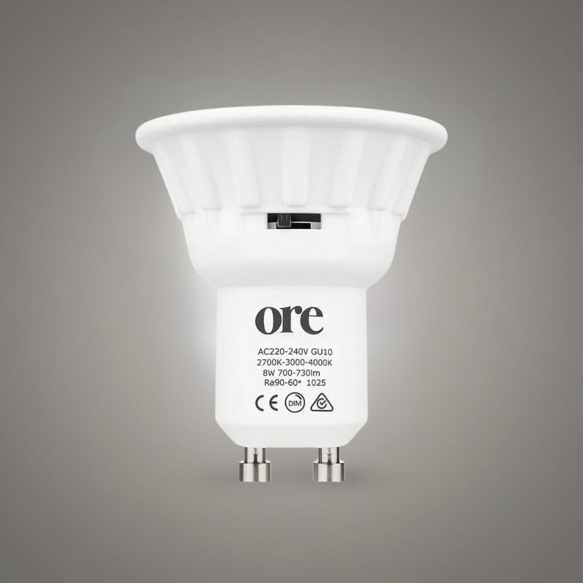 Ceramic GU10 LED Globe