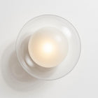Cielo Hand Blown Double Glass Orb Wall Light IP44