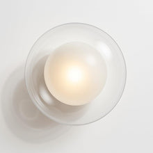 Cielo Hand Blown Double Glass Orb Wall Light IP44