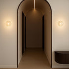 Cielo Hand Blown Double Glass Orb Wall Light IP44