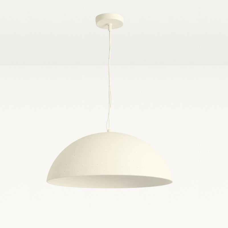 Clay Dome Stone Concrete Pendant Light Natural