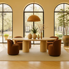Clay Dome Plaster Pendant Light Terracotta
