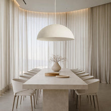 Clay Dome Stone Concrete Pendant Light Natural