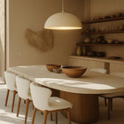 Clay Dome Stone Concrete Pendant Light Natural at ORE Lighting, Australia