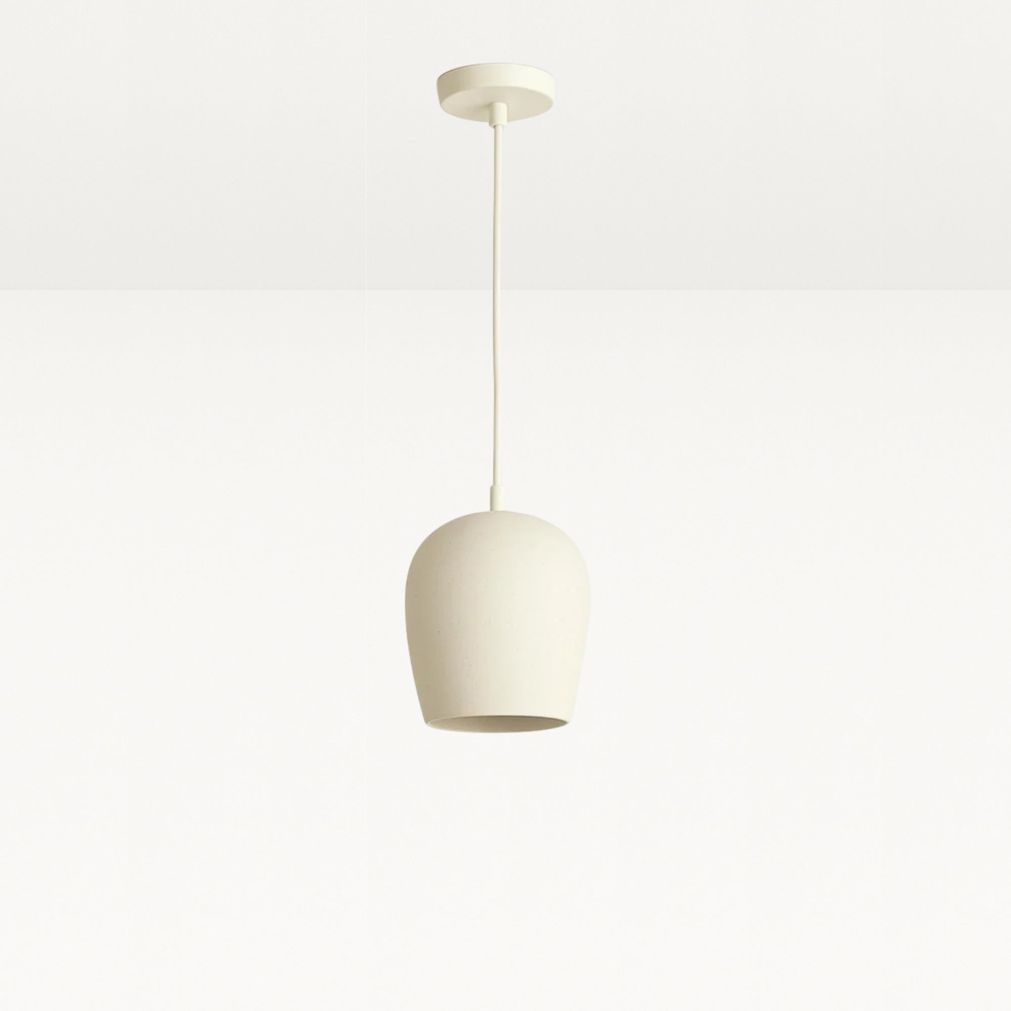 Clay Drop Stone Concrete Pendant Light Natural