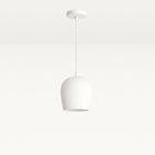 Clay Drop Plaster Pendant Light White