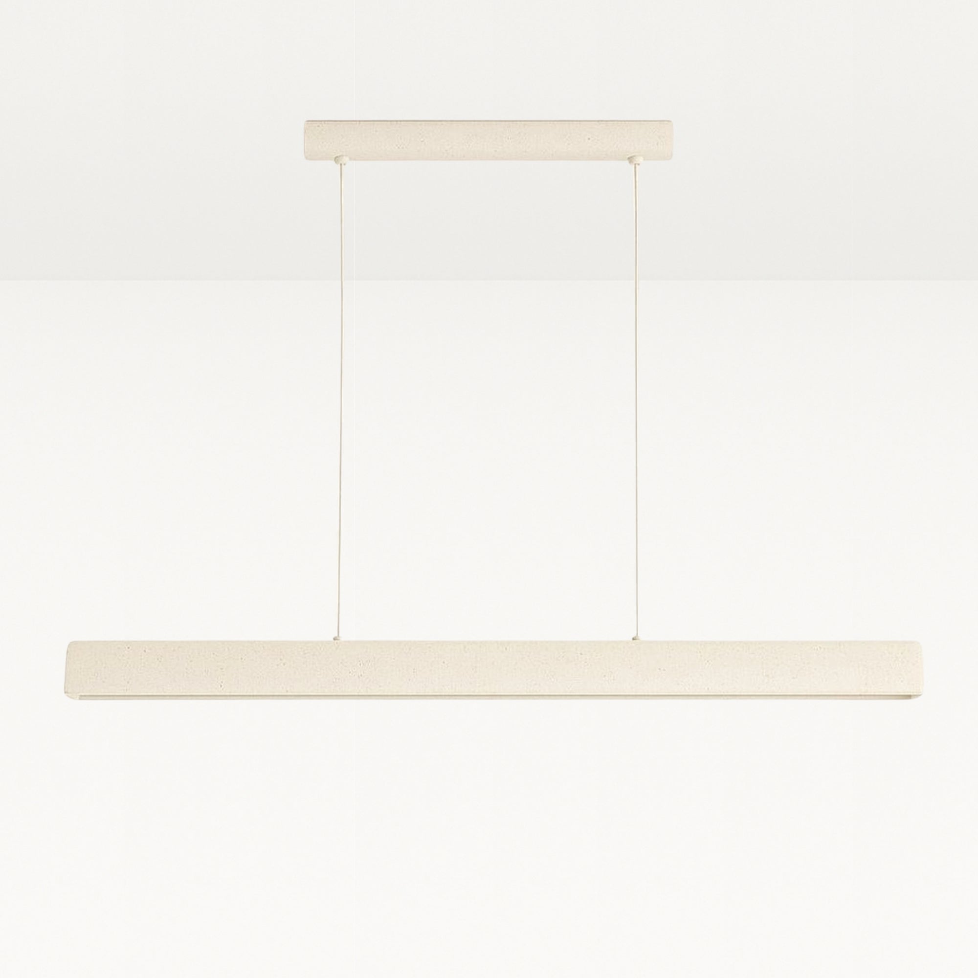 Clay Linear Stone Concrete Pendant Light Natural