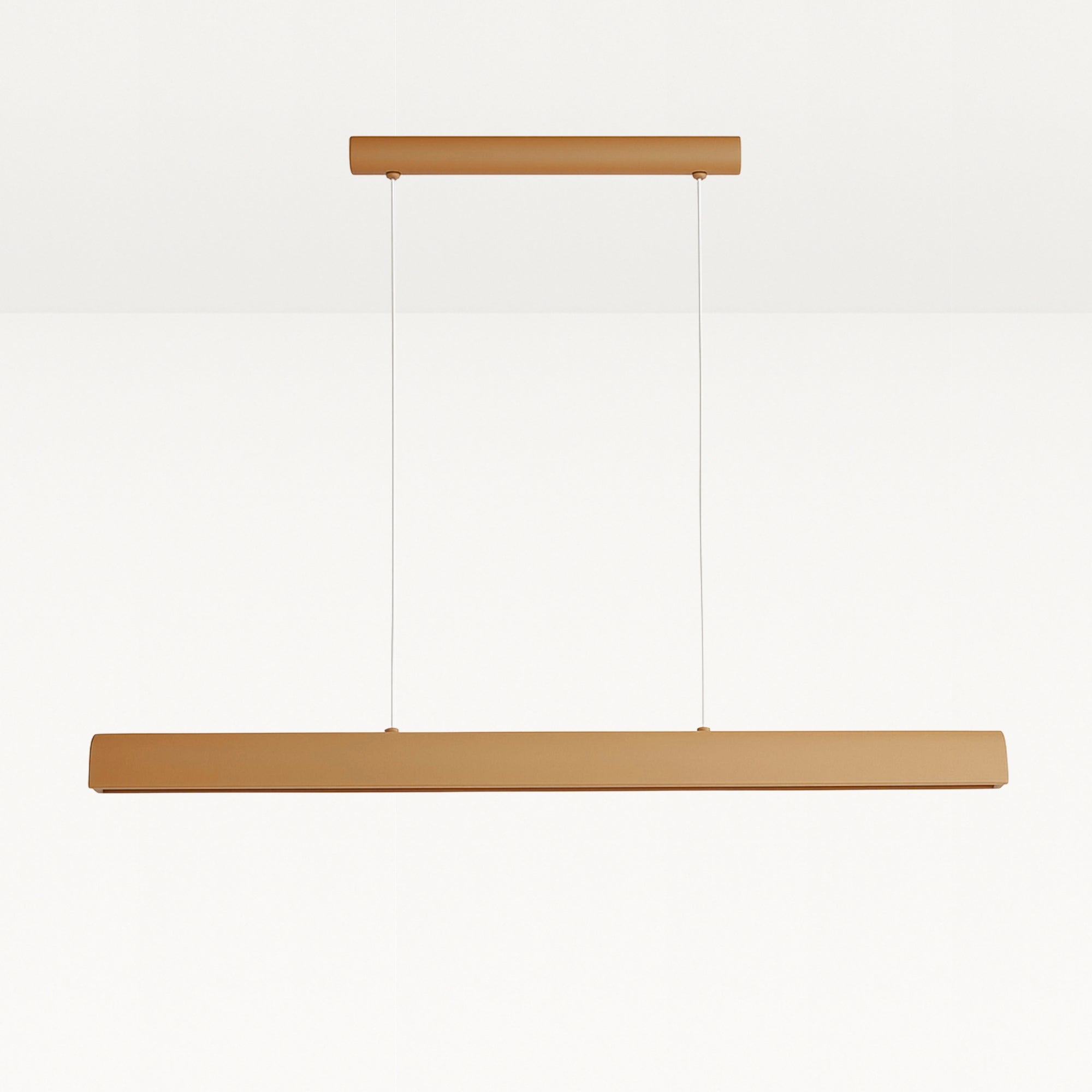 Clay Linear Plaster Pendant Light Terracotta