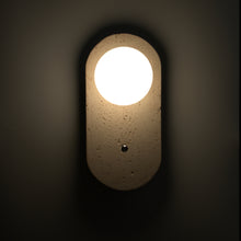 Cora Travertine Orb Wall Light