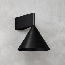 Cove Brushed Black Aluminium Wall Light