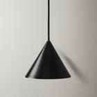 Cove Brushed Black Aluminium Pendant Light