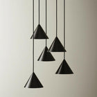 Cove Brushed Black Aluminium Pendant Light