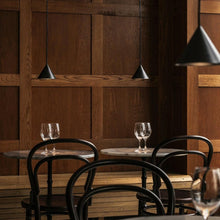 Cove Brushed Black Aluminium Pendant Light
