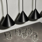 Cove Brushed Black Aluminium Pendant Light