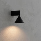 Cove Brushed Black Aluminium Wall Light
