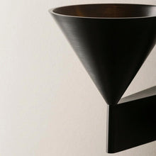 Cove Brushed Black Aluminium Wall Light
