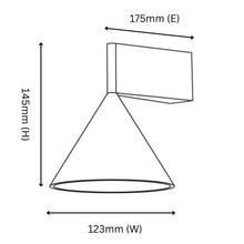 Cove Brushed Black Aluminium Wall Light