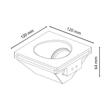 Drift Plaster Step Light GU10 Round IP20 White