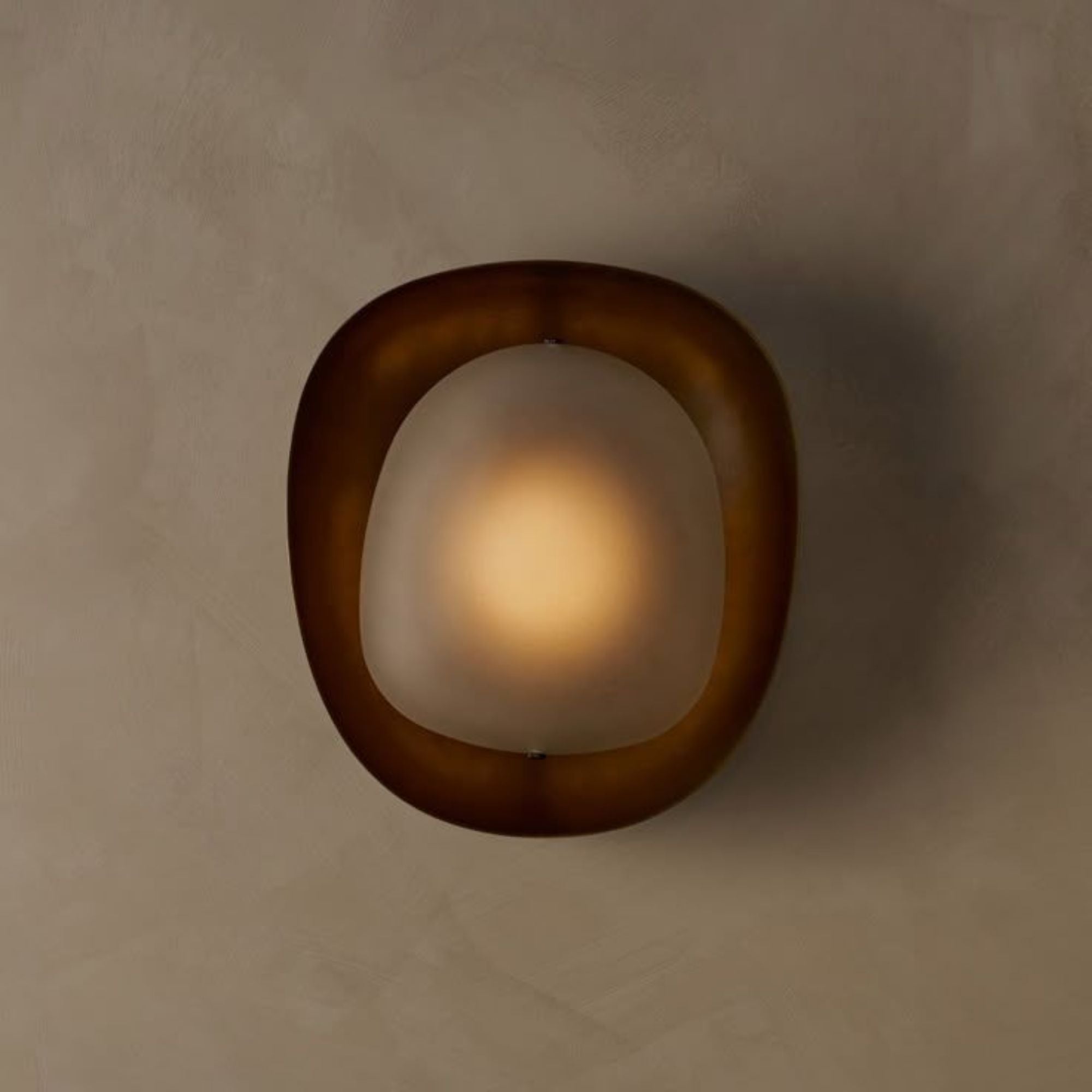 Dovik Resin Antique Bronze Wall Sconce